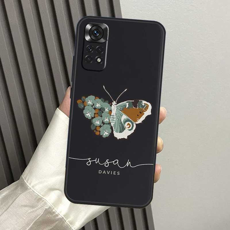 Funda Floral de estética personalizada para Xiaomi Redmi Note 11, 11S, 10S, 9, 9S, 8, 12 Pro, Redmi 9, 10, 12C, 9C, 9T, 10A, 10C