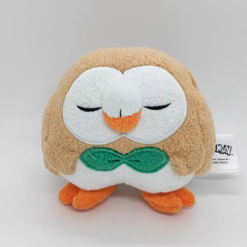 

Оригинальная плюшевая игрушка Pokemon Rowlet, мягкие игрушки, кукла, кукла, подарок на день рождения для ребенка 12 см