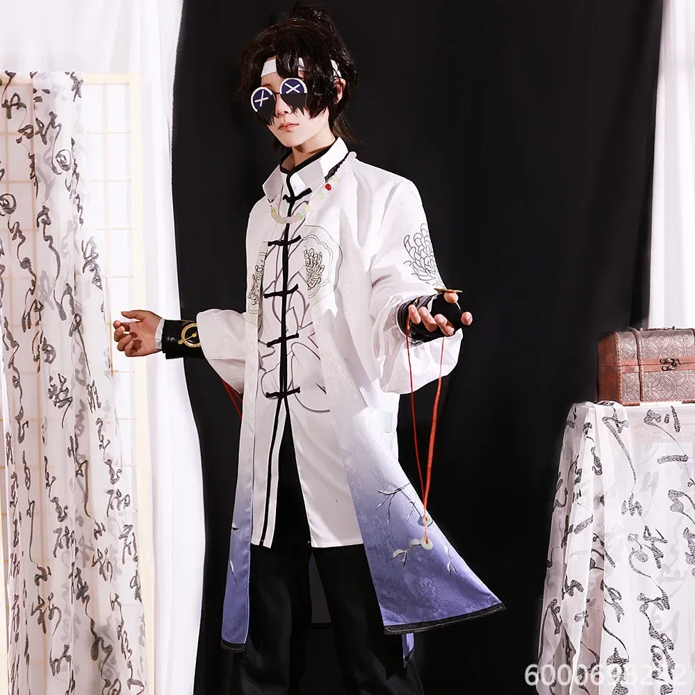 Identity V Patient Emil Cosplay Costume Chinese Style Suit Halloween Carnival Uniform Anime Clothing Custom Made New Arrival