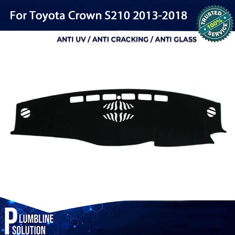 

Custom Anti-UV Dashboard Cover Dash Mat Protector Pad For Toyota Crown S210 2013-2018 Center Console Accessories Sunshade