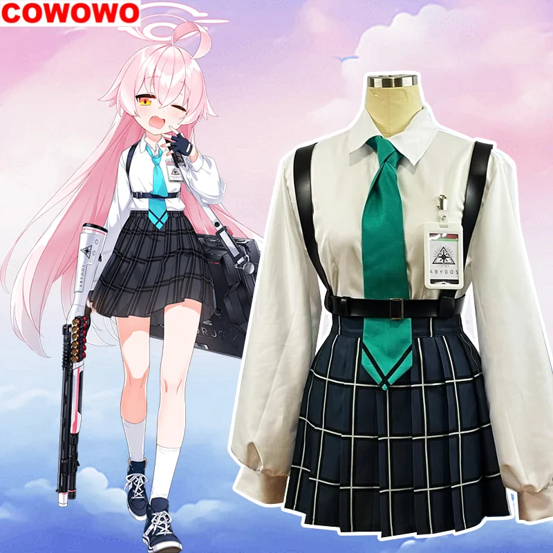 

COWOWO Blue Archive Takanashi Hoshino Customize Cosplay Costume Cos Game Anime Party Uniform Hallowen Play Role Clothes Clothing