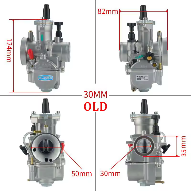 For KOsO OKO 24 26 28 30 3234mm Blue Bowl 2T 4T Universal ScooterATV Dirt Bike KElHIN PWK Racing Carburetor With FreeJet Set - Image 12