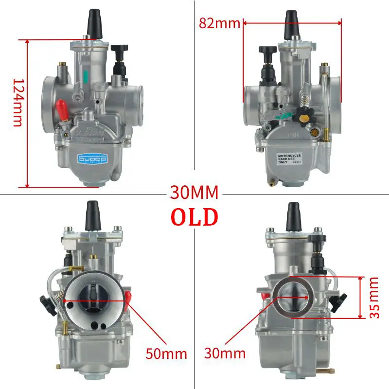 For KOsO OKO 24 26 28 30 3234mm Blue Bowl 2T 4T Universal ScooterATV Dirt Bike KElHIN PWK Racing Carburetor With FreeJet Set - Image 12