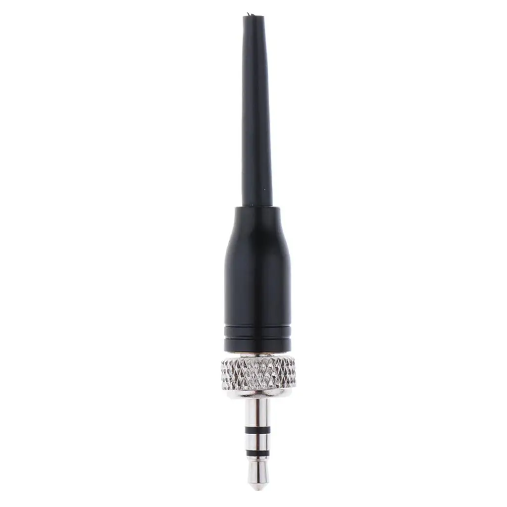 Imagen 3: 1 conector DIY de enchufe estéreo con bloqueo de 3,5 mm para micrófono negro
