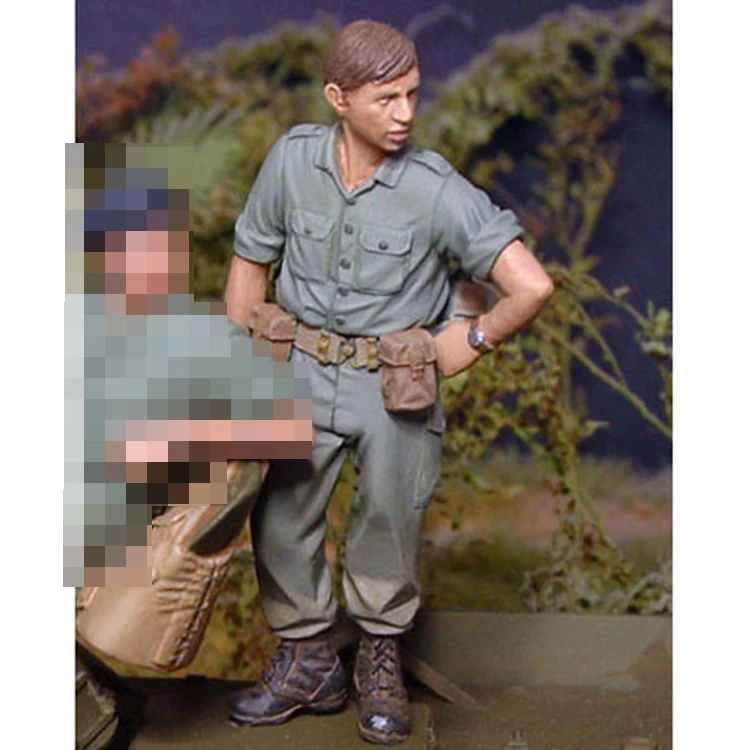 1/35 Resin Model figure GK Soldier Australian APC Officer Military theme Unassembled and unpainted kit