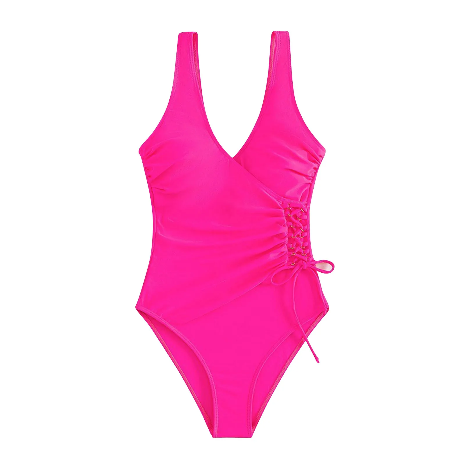 

Женское цельнокроеное модное бикини, однотонный сексуальный купальник с бюстгальтером без вкладышей, со стальным поддерживающим элементом