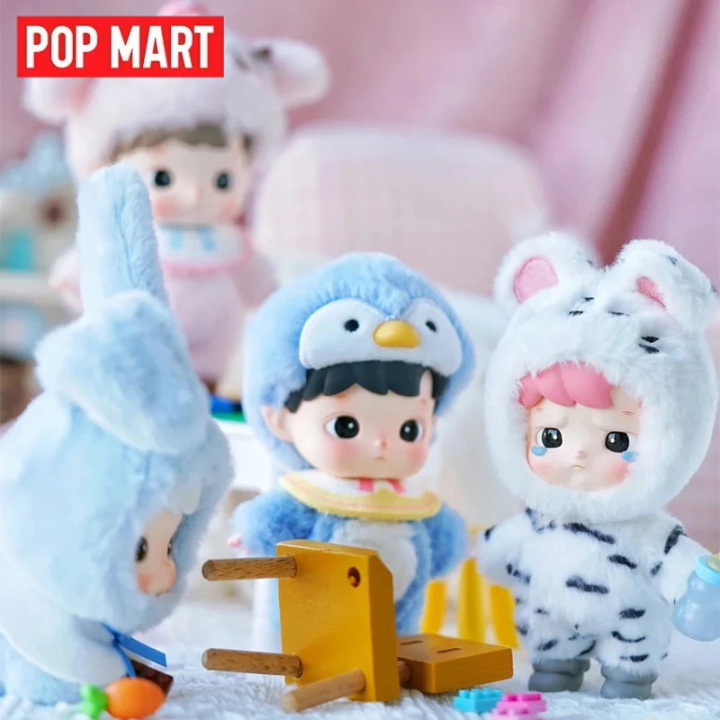 

POP MART HACIPUPU Snuggle With You Series Оригинальная слепая коробка Mystery Box Guess Bag Игрушки Кукла Симпатичные аниме-фигурки Настольные украшения