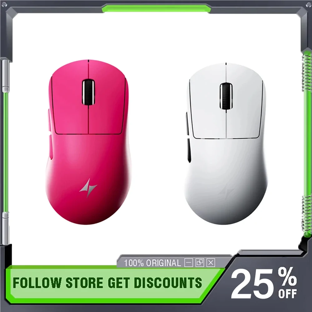 ATK Y9 Ultimate Wireless Mouse PAW3950Ultra Right Hand Ergonomics Lightweight Design Pc FPS E-sports Gamer Double 8K Mouse