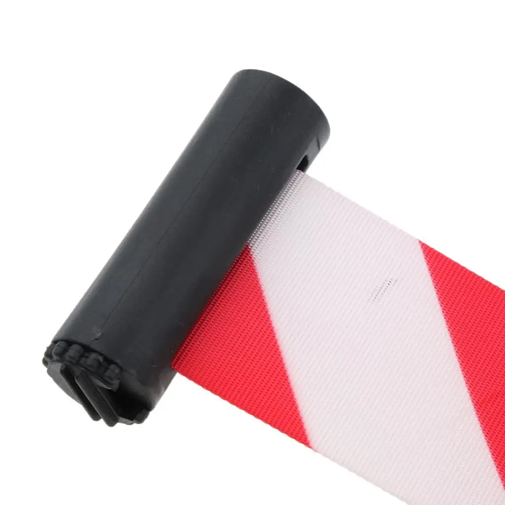 6개의 컬러 포스트 큐 배리어, 확장형 개폐식 웨빙,