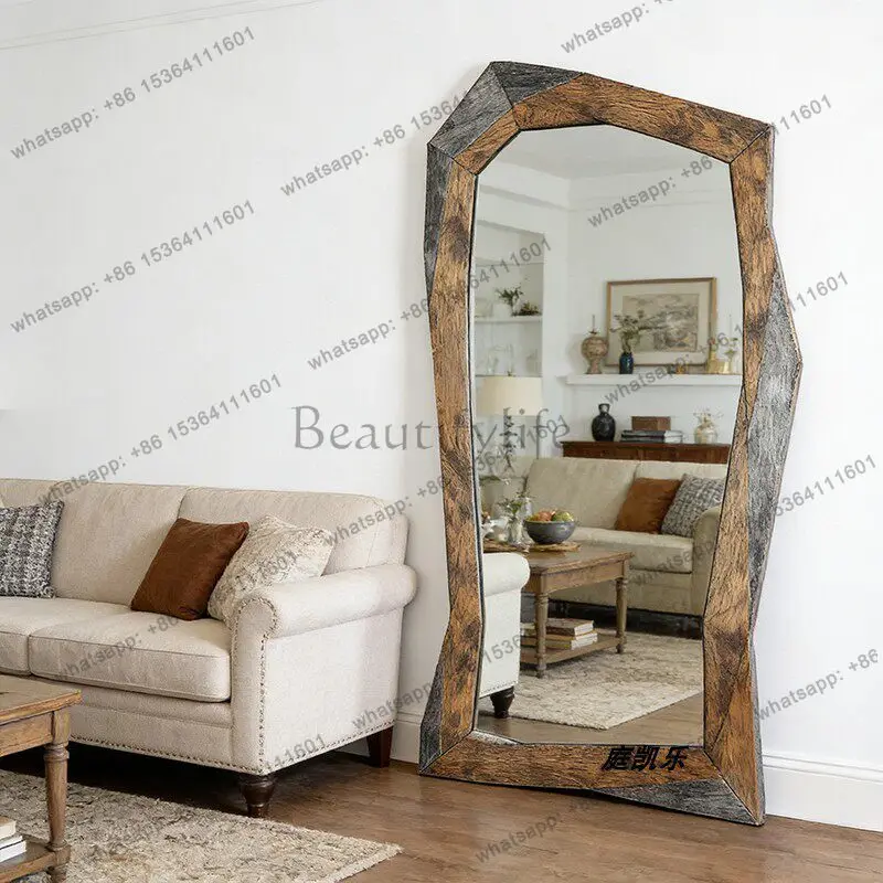ld Nordic Luxury Decorative Mirrors Aesthetic Big Square Design Mirrors Full Body Living Room Specchi Decorativi Home Decor