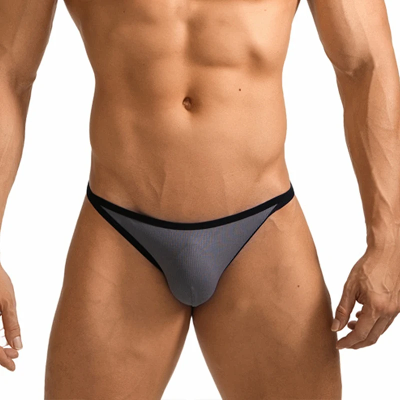 Sexy Underwear Men Briefs Male Mini Panties Jockstrap Penis Pouch G-string Mens Low Waist Bikini Hombre Thong Erotic Underpants