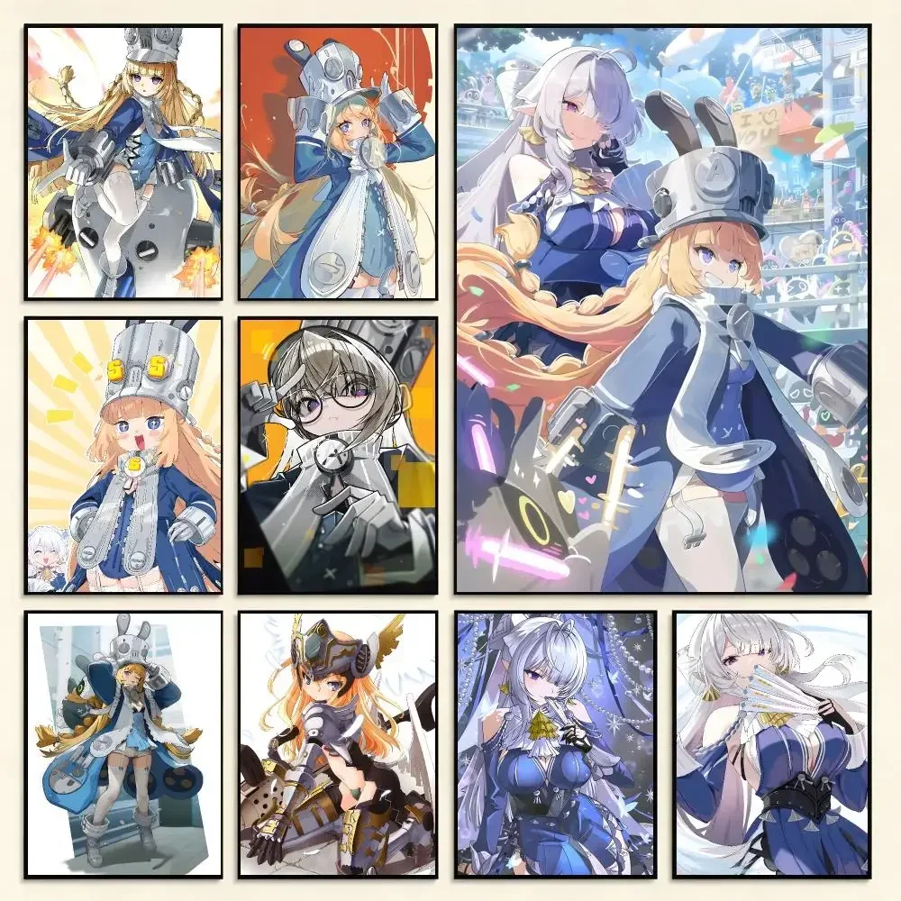 Game Character Zenless Zone Zero Norma Hollowell Poster  Waterproof  Fade-Resistant Wall Art Room Decor
