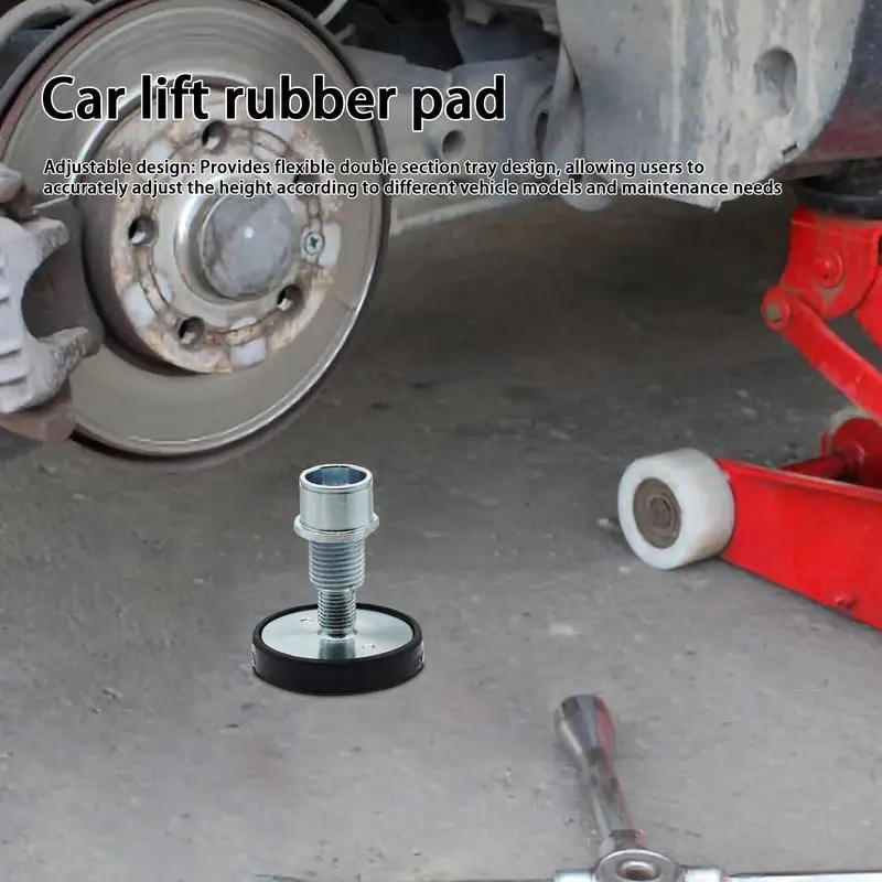 Auto Lift Rubber Cushion Leg Lift Rubber Heightening Leg For Car Flexible Two-Section Pallet Design Heightening Round Pallet For