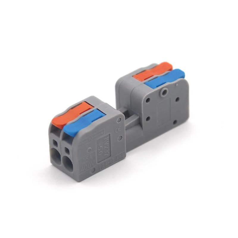 Fast Docking Plugging Quick Electrica Wiring Terminals Push-in Splicing LED Cable Butt Splitter 1 2 3 4 5 6 Pins Wire Connectors