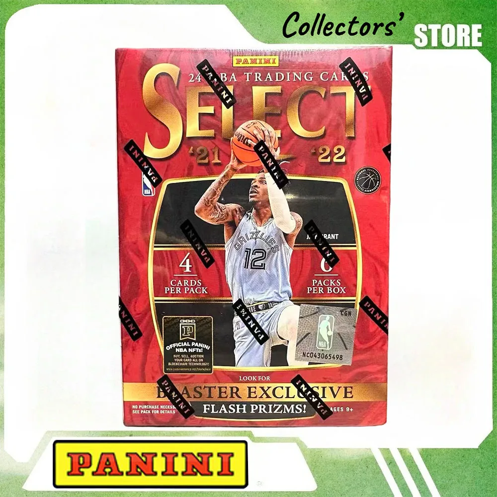 panini-official2021-22select-nba-basketball-blaster-box-exclusive-limited-shiny-flash-prizm-rare-athlete-trading-card-hobby-gift
