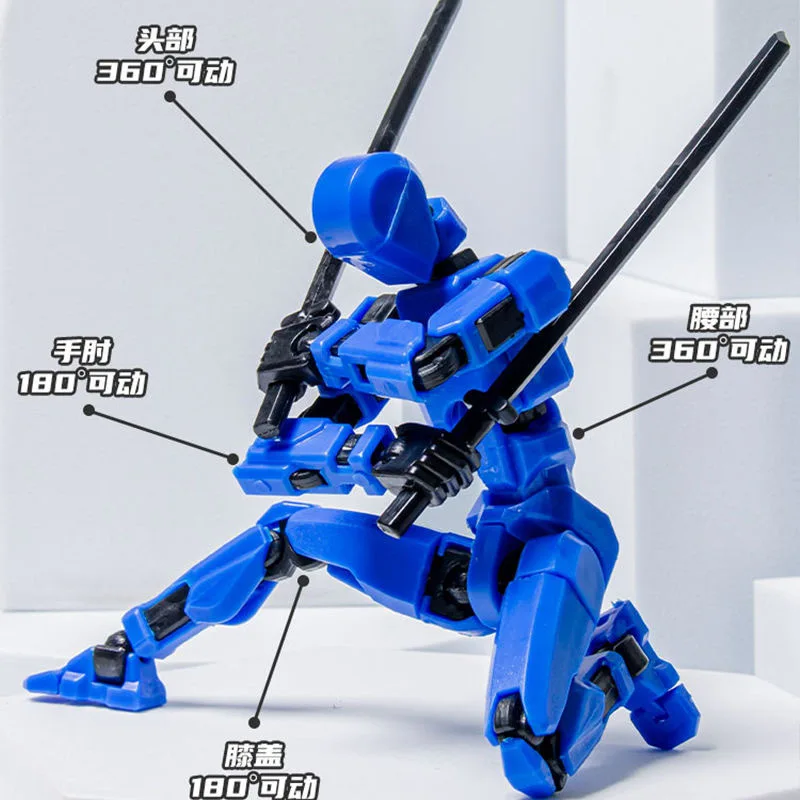 3D Printing Shapeshift Robot Action Figure With Full Body Movable Toy Creative Mannequin Dummy Action Model Toy Children Gift