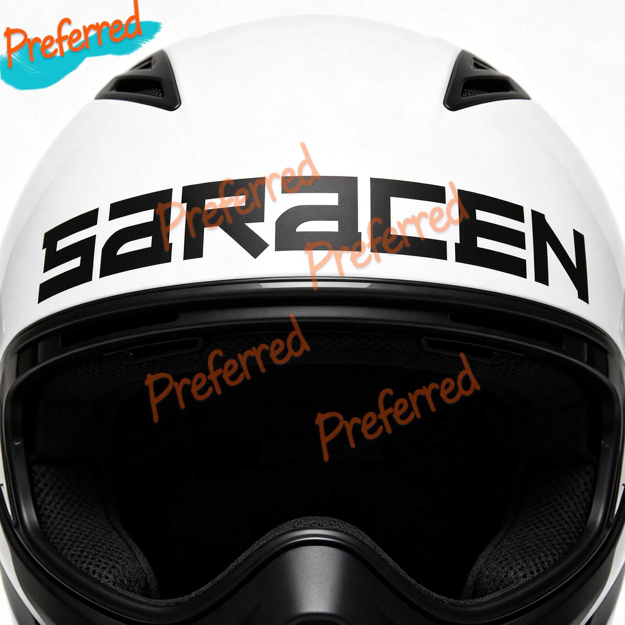 

2x Pegatinas Vinilo JDM Saracen New Bike - Helmet Decal Die Cut Sticker Customizable in Any Sticker Size -No Background