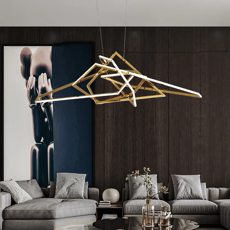 

Modern Suspension Dimmable LED Lustre Chandelier 2022 Minimalism Luxury Home Decor Home Appliance Hotel Restaurant Cafe