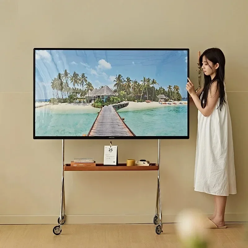 Mobile TV rack, living room home multi-function multi-scene universal monitor, bracket, hanger