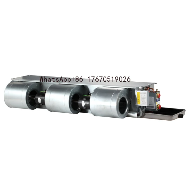 2026-Slim Bldc Ceiling Concealed Ducted Type Ventilconvettore Ad Acqua air Handler ultra Thin Fcu Fan Coil Unit Price