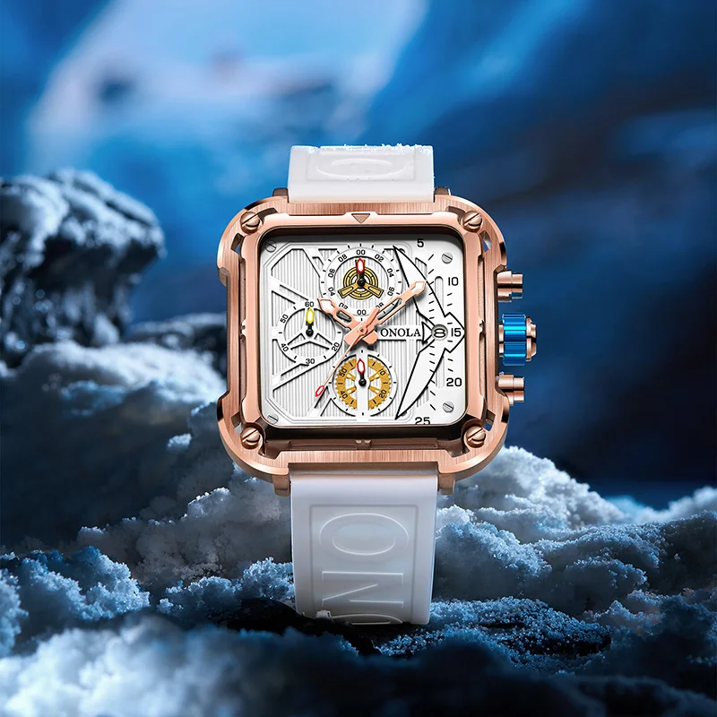 New Watch For Men Luxury Mechan Automatic Elegant Skeleton Fashion Business Waterproof Sports ONOLA Mechanical Watches