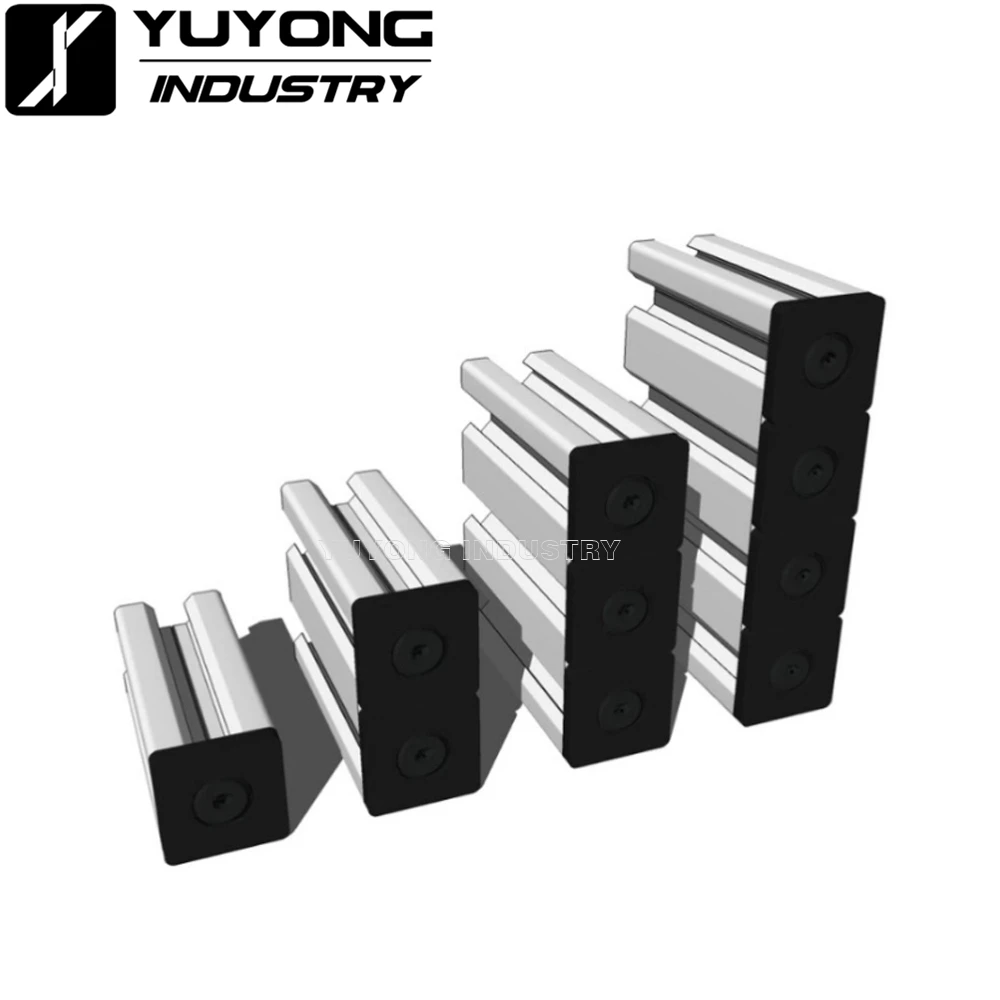 3pcs/lot black anodized v-slot end cap for V-slot Rail system