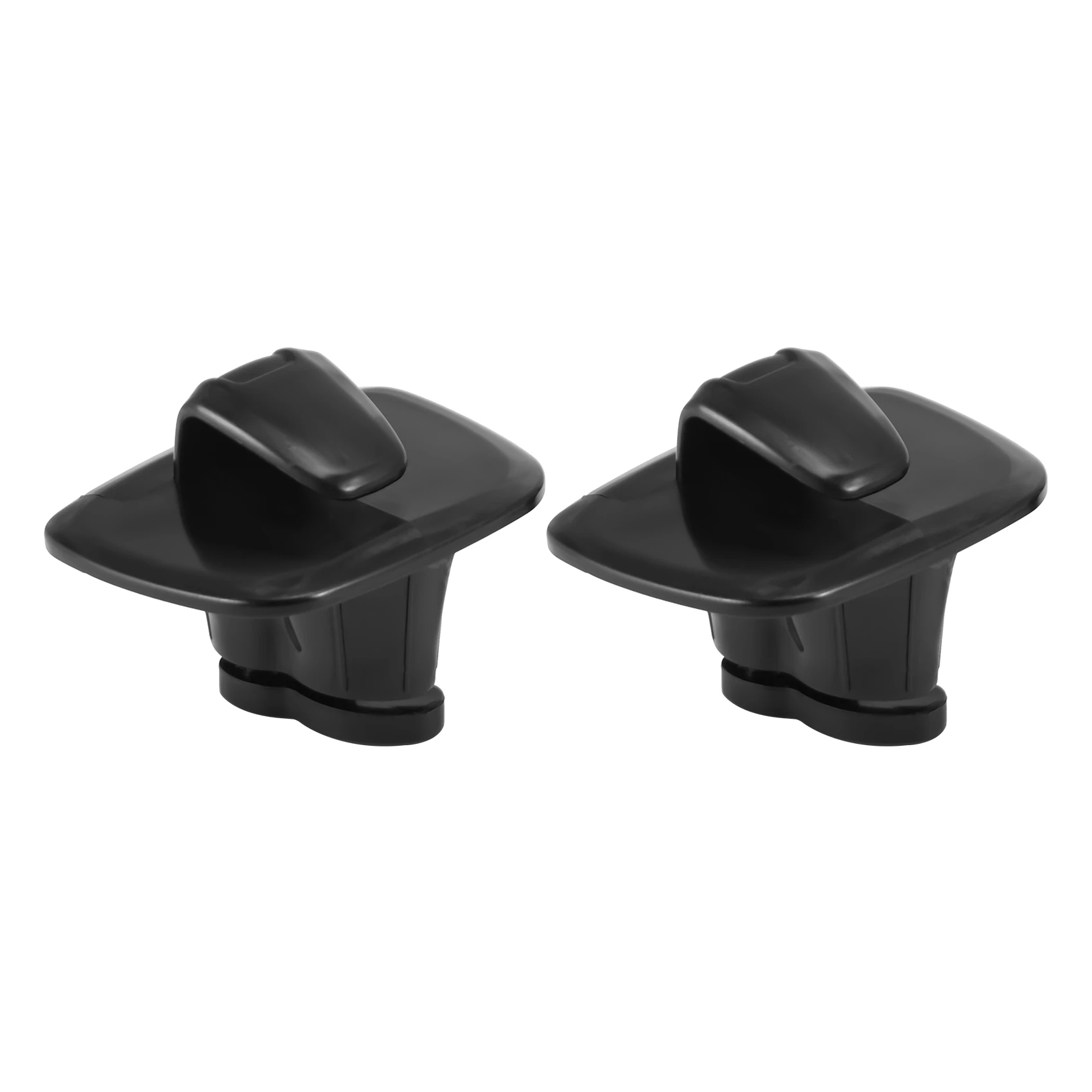 2Pcs Car Black ABS Interior Roof Hooks Clothes Hanger Hook Trim for Volvo V90 S90 XC40 XC60 XC90 2015-2020