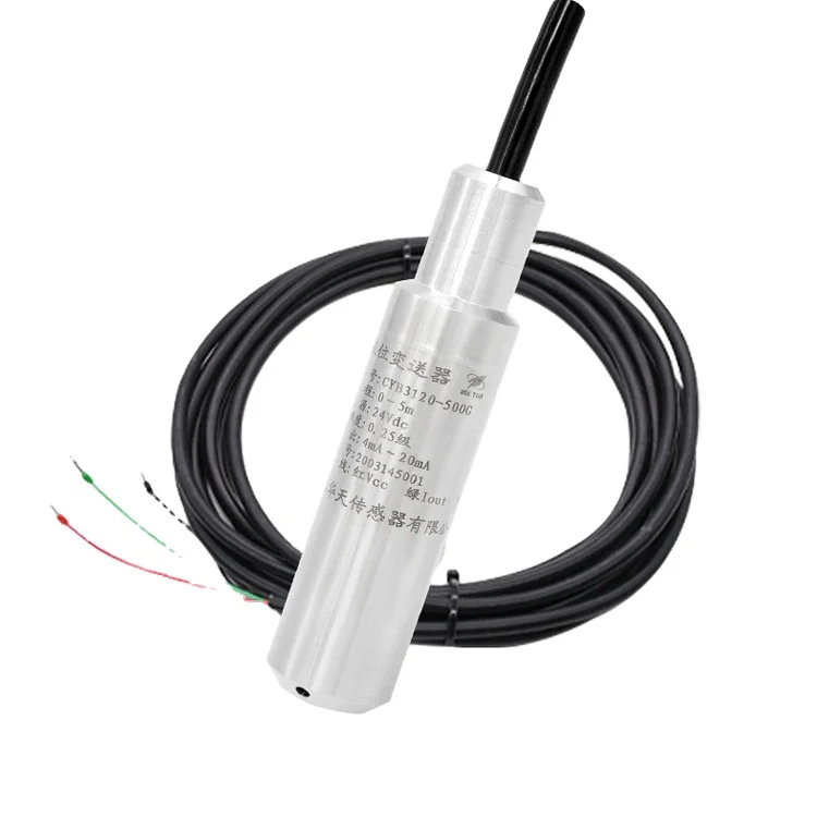 CYB3120 Submersible Hydrostatic Water Level Sensor Probe for River Tank Liquid Level Transmission Quality Pressure Transmitter