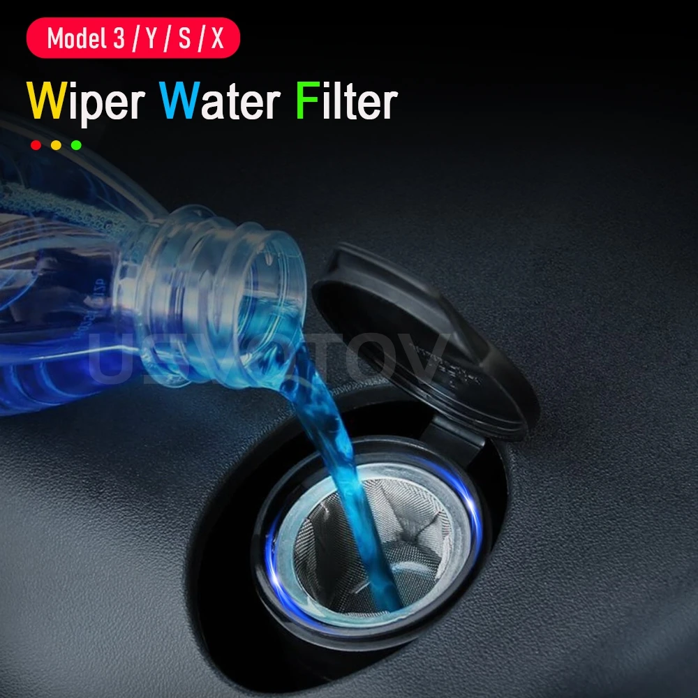 Windshield Wiper Water Filter for Tesla Model 3 S X Y Juniper Grill Protective Accessories Glass Water Intake Filter Screen Mesh