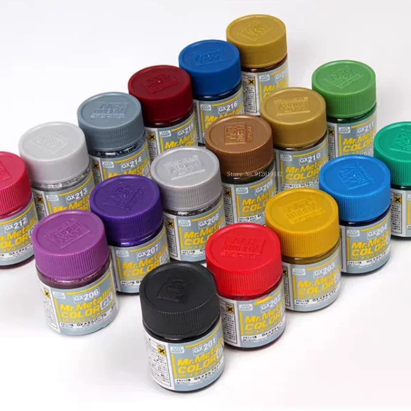 18ml/ Bottle Model Coloring Special Metal Bright Color Paint DIY Resin Doll/ship/motorcycle Model Painting Coloring Pigment