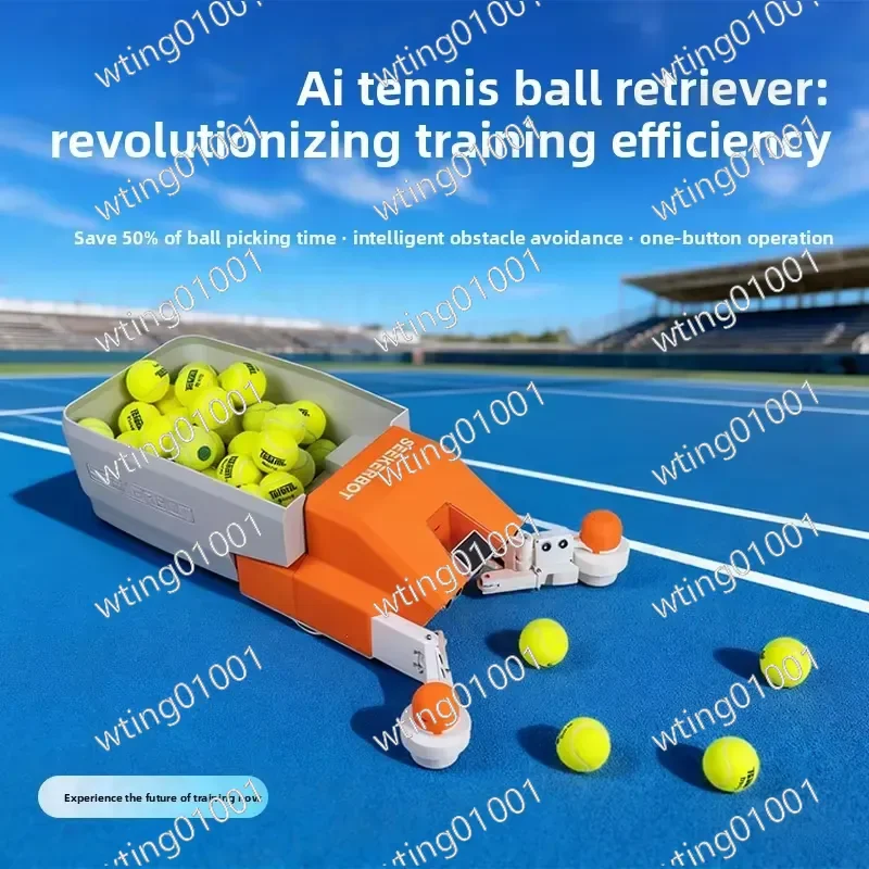 for Intelligent Tennis Ball Picker Automatic Collecting Robot Portable Training Aid Device Professional Court Cleaner Machine