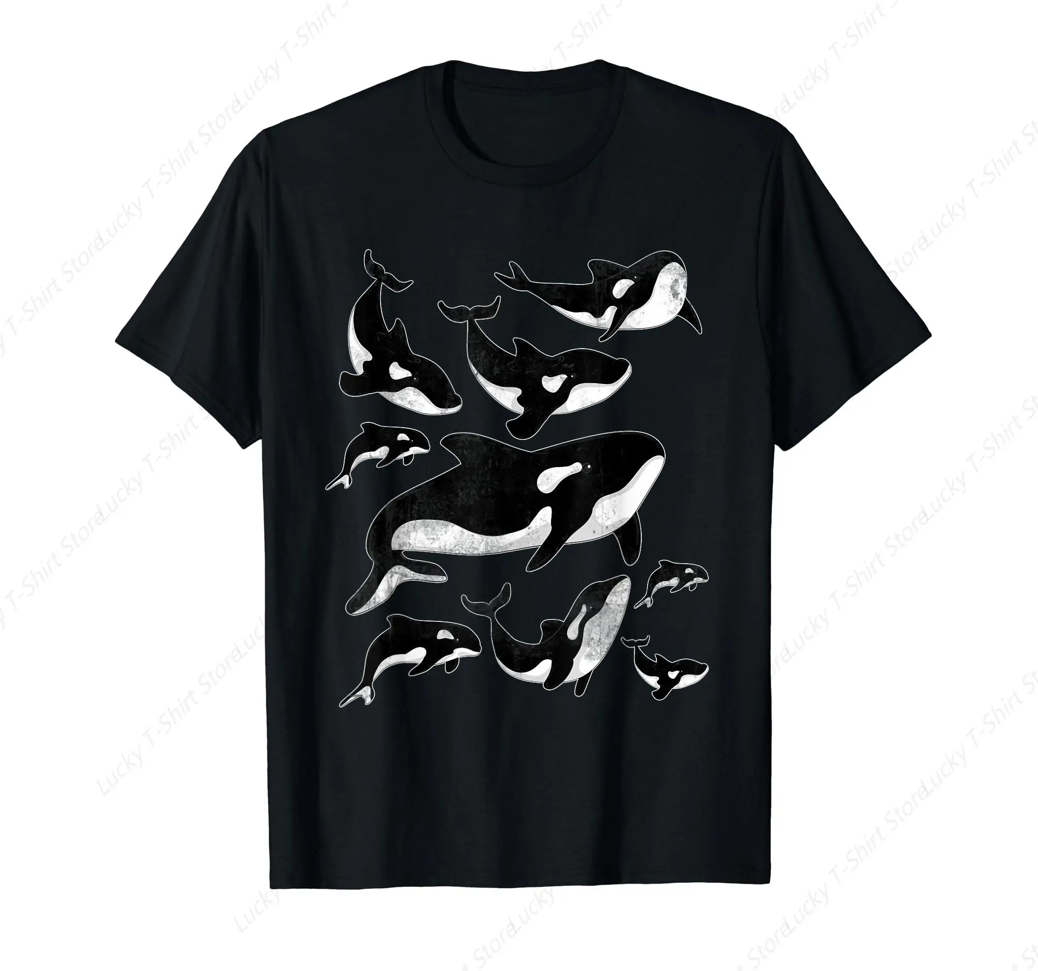 Killer Whale Ocean Animal Aquarist Gift Aquarium Orca T-Shirt