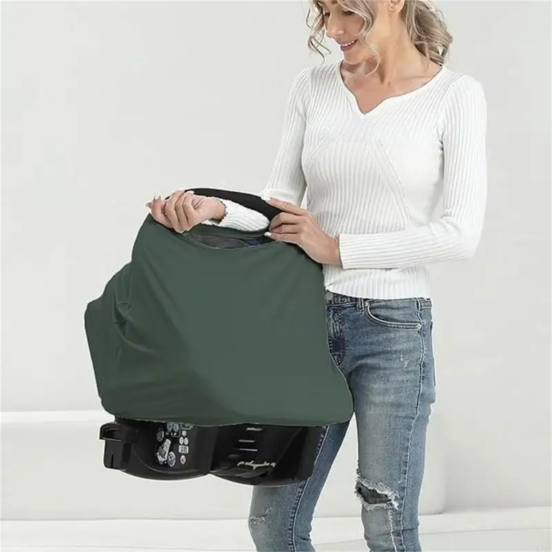 54DF يندبروف عربة أطفال حامي حديثي الولادة طفل يحمل سلة الحماية غطاء للأكمام الخصوصية منشفة التمريض #3