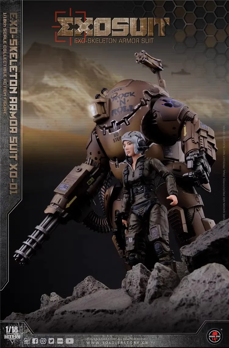 Soldierstory EXO Figuras de Ação Extersional, Conjunto Completo