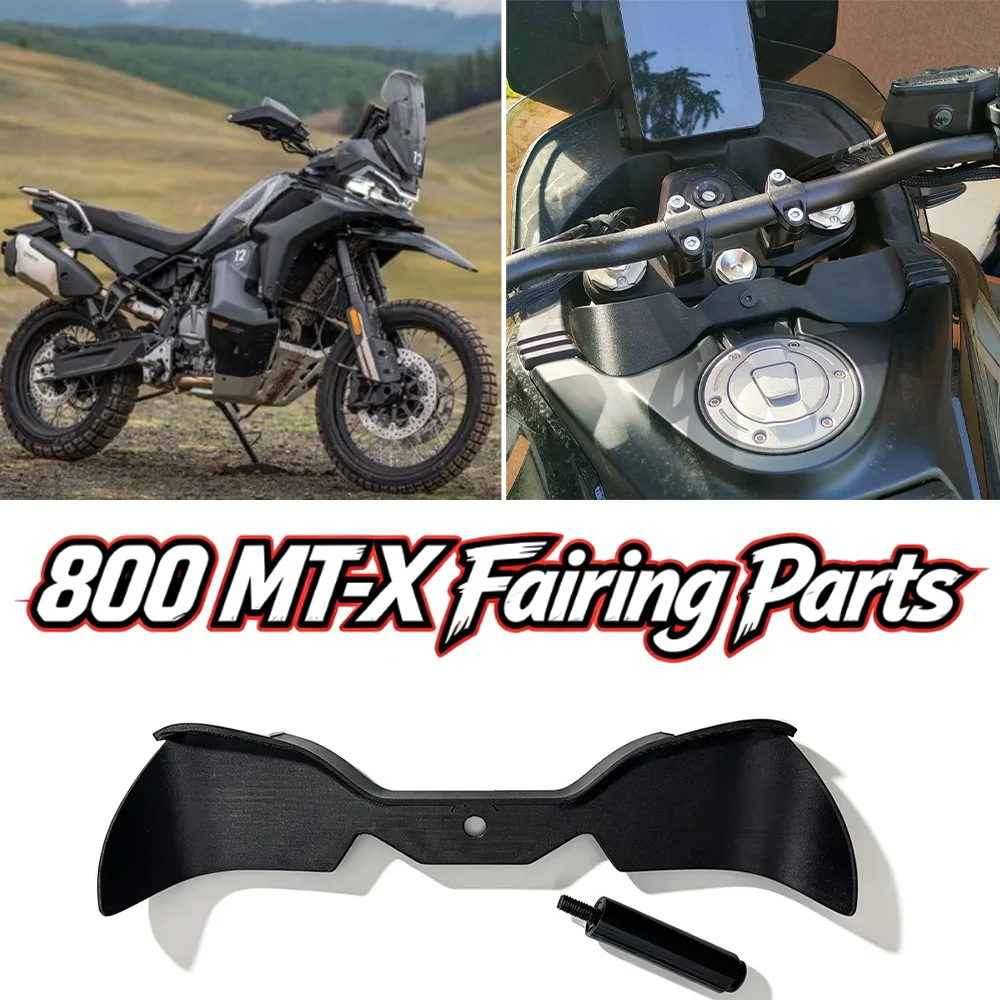 800MTX Forkshield Cockpit For CFMOTO 800 MT-X 800 MTX 800MT-X Windshield Front Spoiler Aerodynamic Winglet Wing Fairing Parts