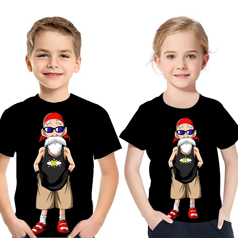 Europa e os estados unidos camiseta infantil fofa padrão de desenho animado 3D casual manga curta verão gola redonda top