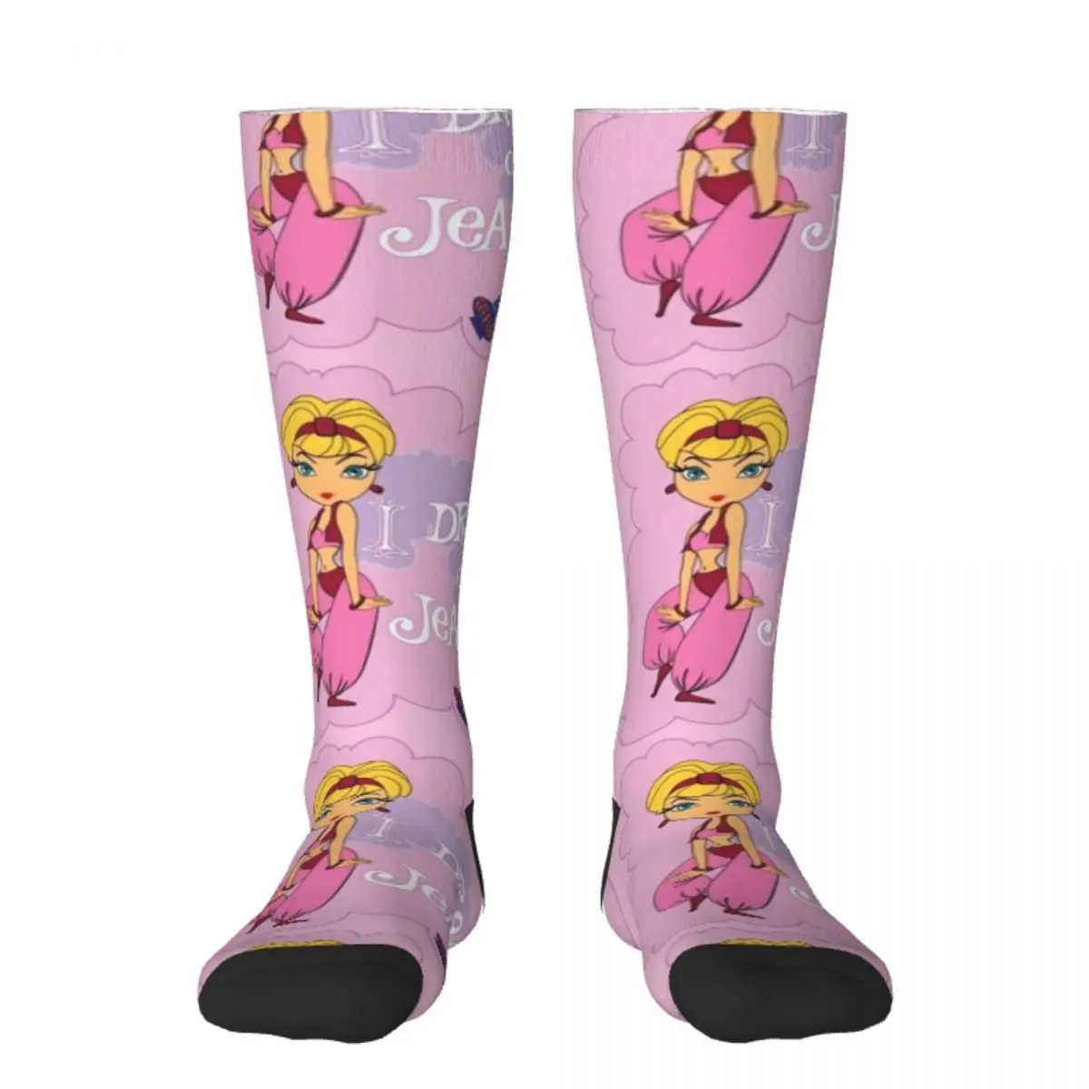 

I Dream of Jeannie 4 Socks Toe sports Novelties christmas gift Socks For Man Women's