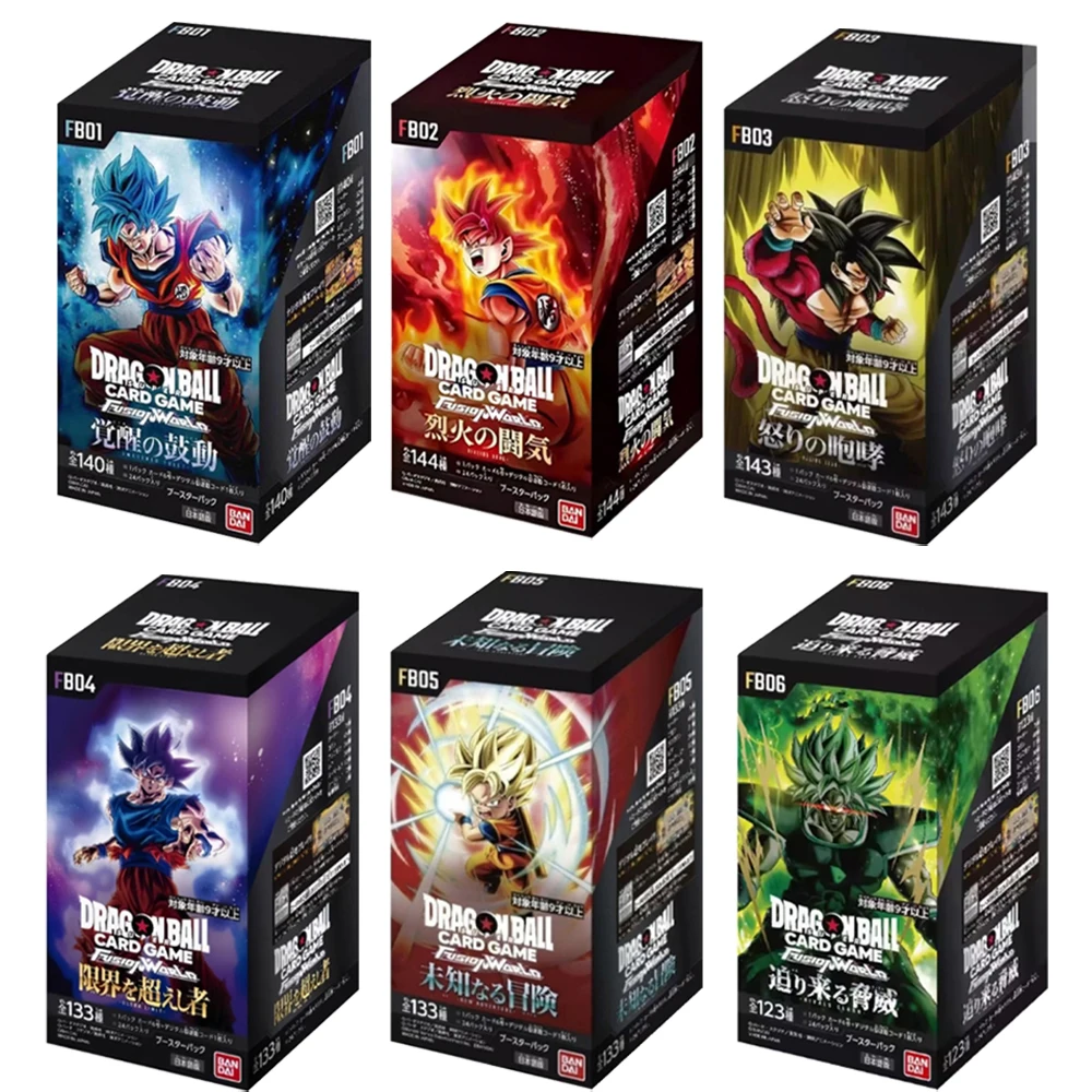 

Bandai Genuine Dragon Ball Card TCG Unknown Adventures Supplement Pack Anime Game Collection Card Toy Gift
