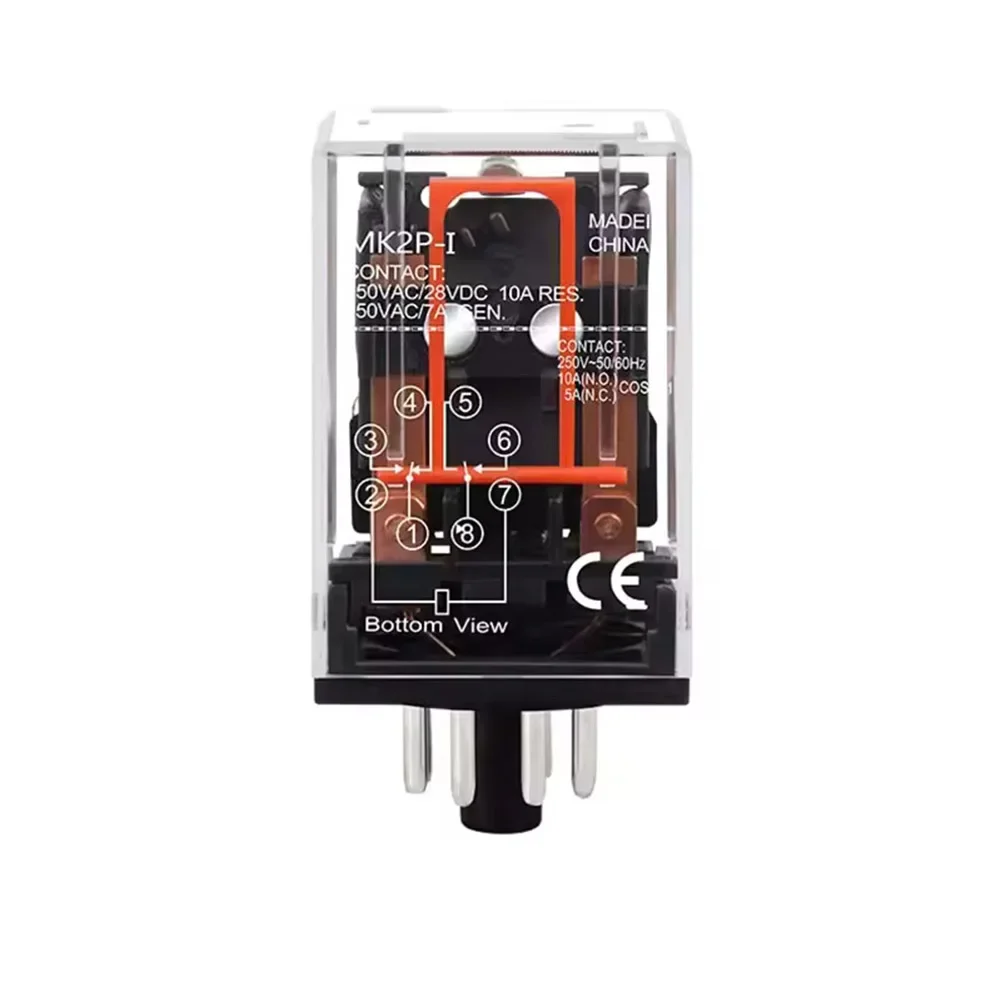 

Intermediate Relay MK2P-I MK2P 8PIN MK3P-I MK3P 11PIN Small Electromagnetic Relay DC12V/24V/36V AC12V/24V/110V220V/380V