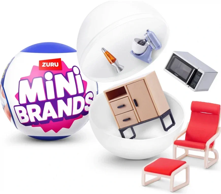 Blind Box of Real Miniature Furniture, Coleção para Casa, Mini Marcas, Mistery Box, Brinquedos Colecionáveis, Brinquedos Quentes