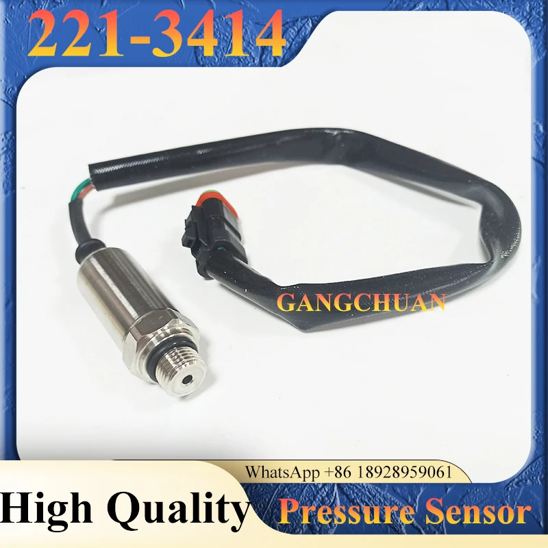 Hochwertiger Drucksensor 221-3414 2213414   für Caterpillar CAT 312 GC Baggerteile