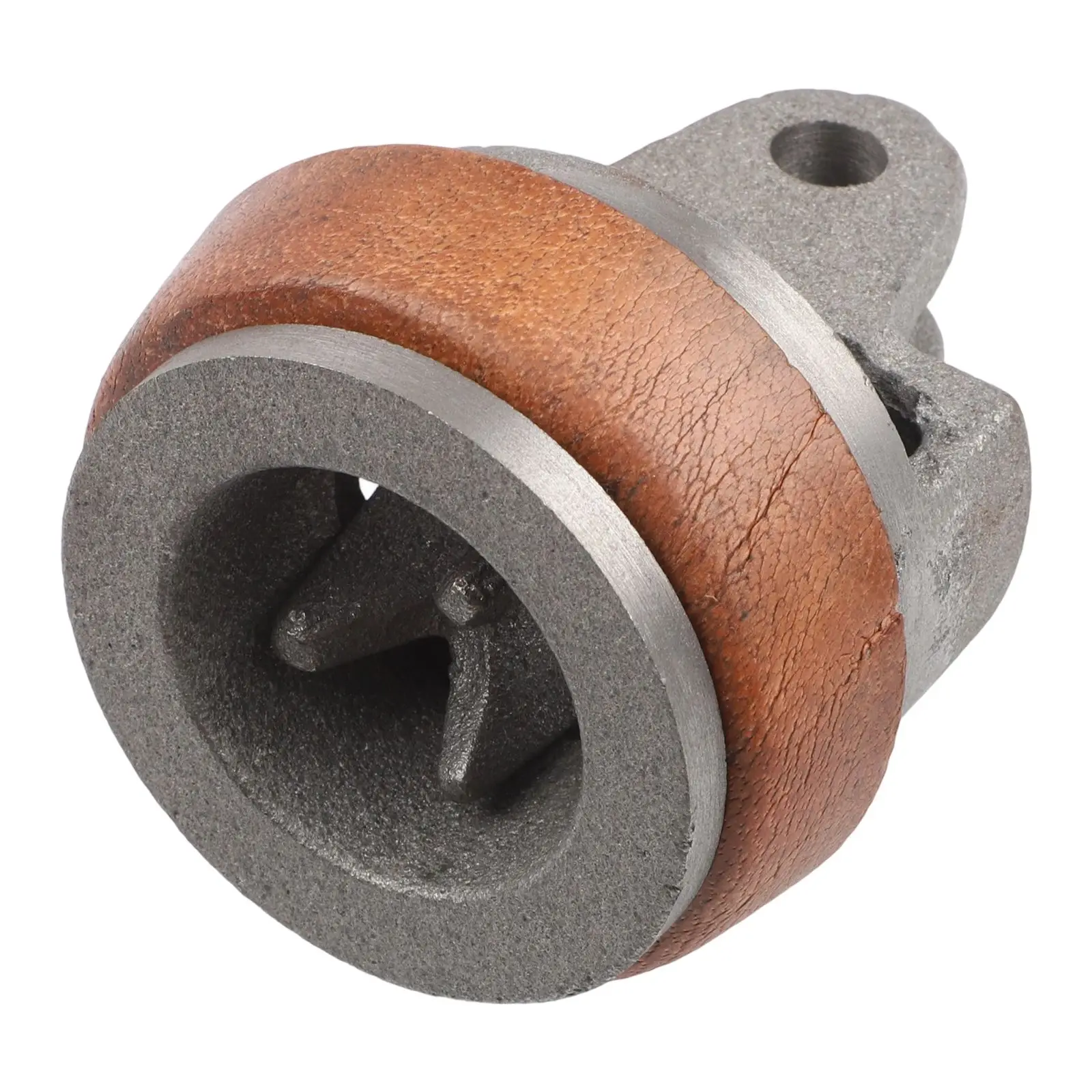 Replacement Piston with Leather Seal for 75 Type Garden Hand Pump Crafted from Cast Iron for Extended Service Life