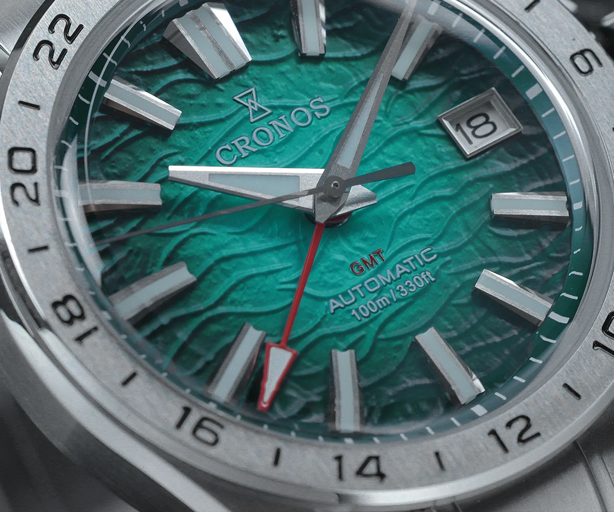 CRONOS クロノス Cronos L6029 V2 GS Texture Dial Men Watch NH34 Automatic