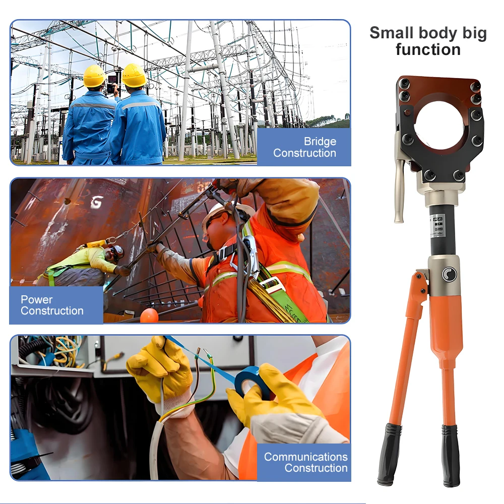 Hydraulic Cable Cutter High-Performance Hydraulic Cable Cutting Pliers Armored Copper Aluminum Cable Shears 50/75/85/95