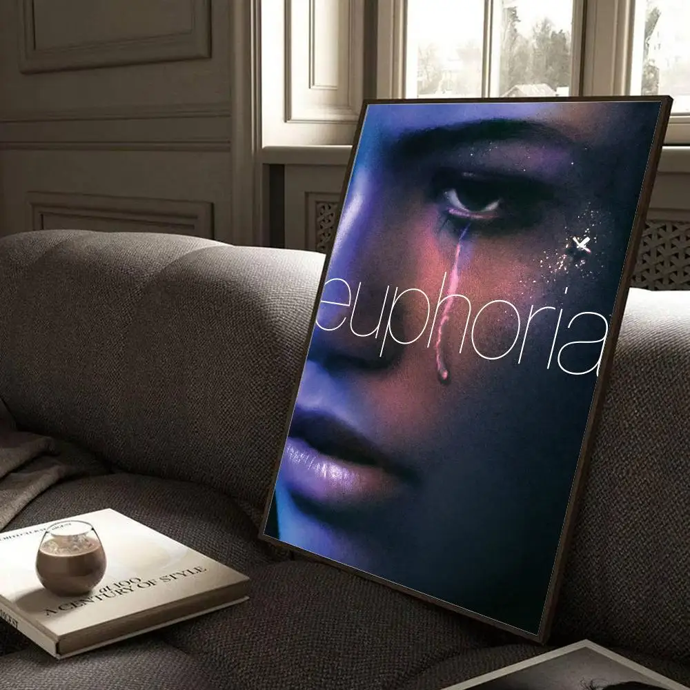 E-Euphoria Movie Poster Modern Home Living Bedroom Bar Hallway Waterproof Wall Art Aesthetic Decor