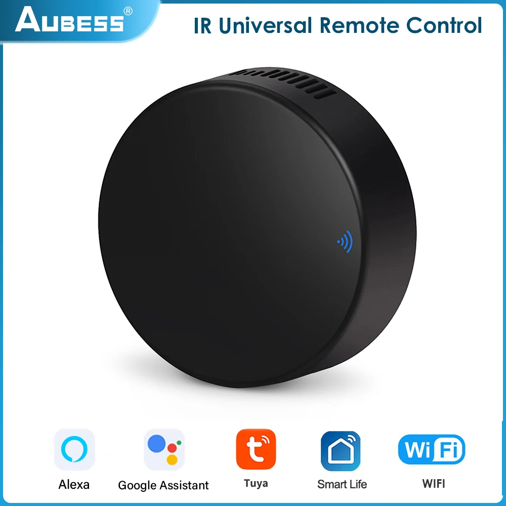 

Tuya Smart Life WiFi IR Universal Remote Control+Temperature Humidity Sensor App Voice Control Work With Alexa Home Alice