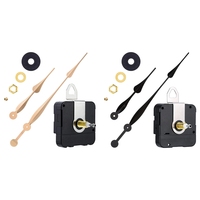 23Mm High Torque Quartz Clock Movement Mechanism With 12 Inch Long Spade Hands For DIY Clock Repair Parts Replacement