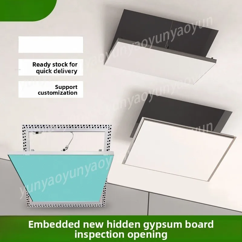 Universal Concealed Gypsum Board Inspection Port Cover Plate for Ceiling Air Conditioning Maintenance