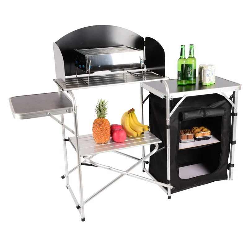 Factory wholesale  Deluxe  folding camping kitchen