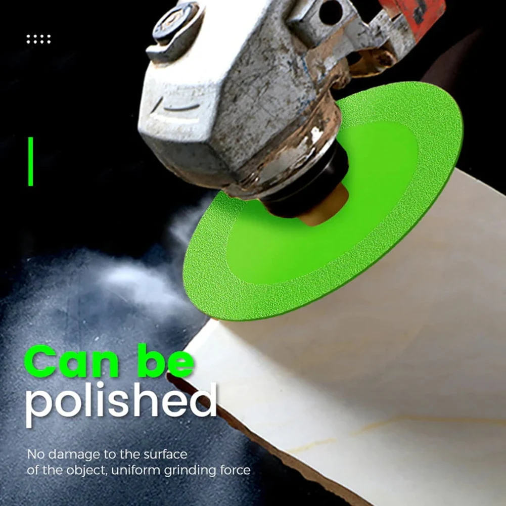 A98E-Glass Cutting Disc Set With Adapter 10Cm Ultra-Thin Saw Blade Jade Crystal Grinding Chamfering Cutting Blade